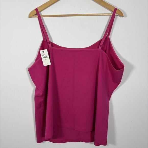 Bundle of 2 Torrid Pink Gingham Check Peasant Top Size 3X Tank Top 22 Plus - Picture 3 of 13